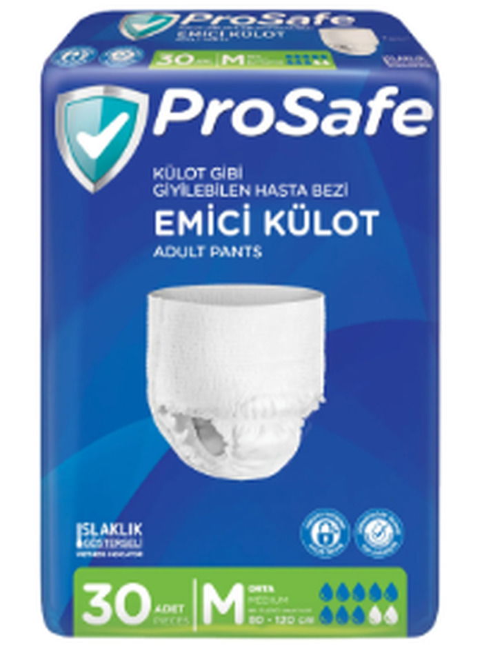 PROSAFE HASTA BEZİ EMİCİ KÜLOT ORTA 30'LU